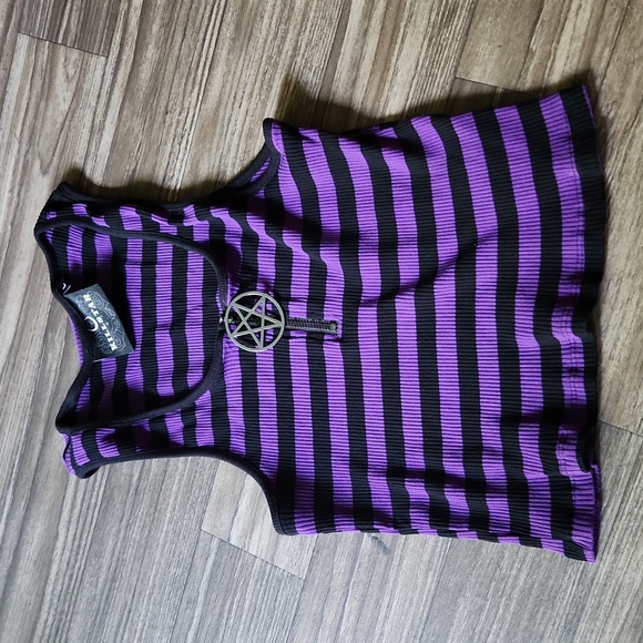 🖤💜striped top - Picture 4 of 7